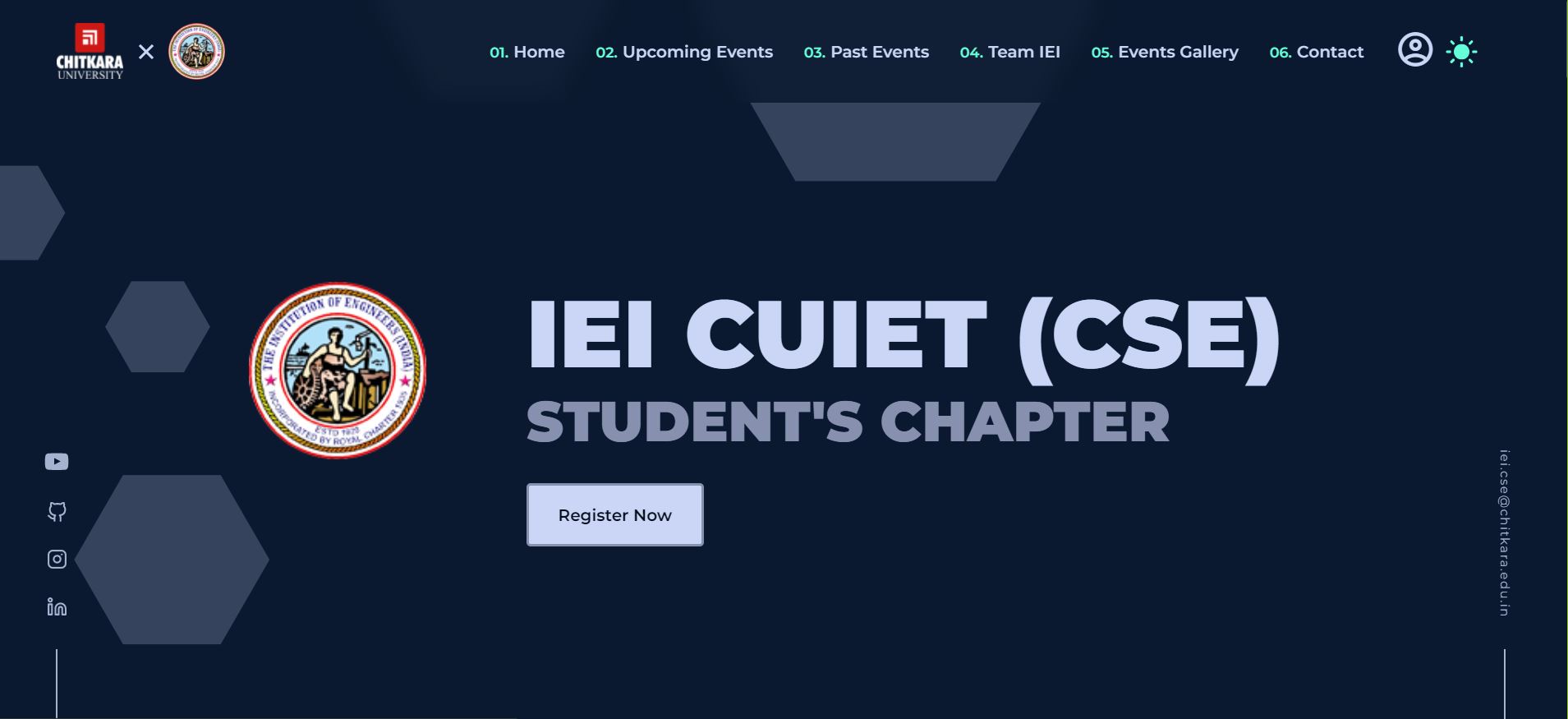 IEI Official Website Screenshot